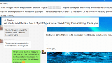 Home 10 The customer's comments on the quality of the hemtom model prototype products come from the information provided by my colleague Sheila.